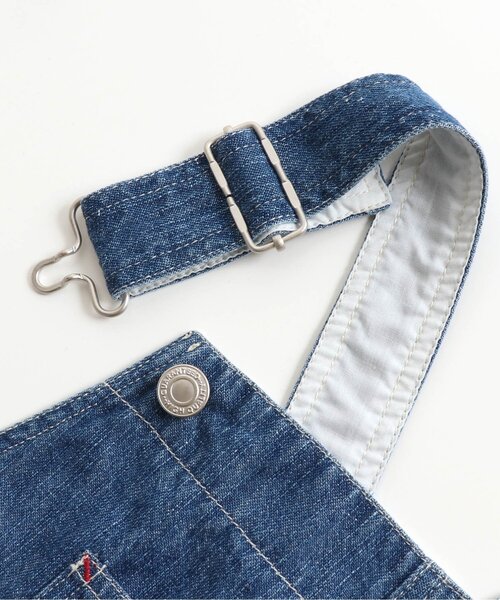 BREEZE（ブリーズ）の「シェフサロペット 10分丈（サロペット/オーバーオール・キッズ・インディゴブルー/その他10/アイボリー・80/90/110/100/130/120）」の8枚目の写真