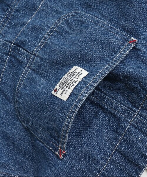 BREEZE（ブリーズ）の「シェフサロペット 10分丈（サロペット/オーバーオール・キッズ・インディゴブルー/その他10/アイボリー・80/90/110/100/130/120）」の17枚目の写真