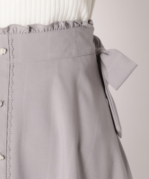 LODISPOTTO（ロディスポット）の「ロイヤルストライプスカート（スカート・レディース・ピンク/グレー・MEDIUM）」の11枚目の写真