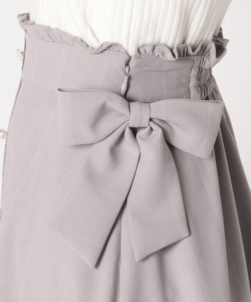 LODISPOTTO（ロディスポット）の「ロイヤルストライプスカート（スカート・レディース・ピンク/グレー・MEDIUM）」の12枚目の写真