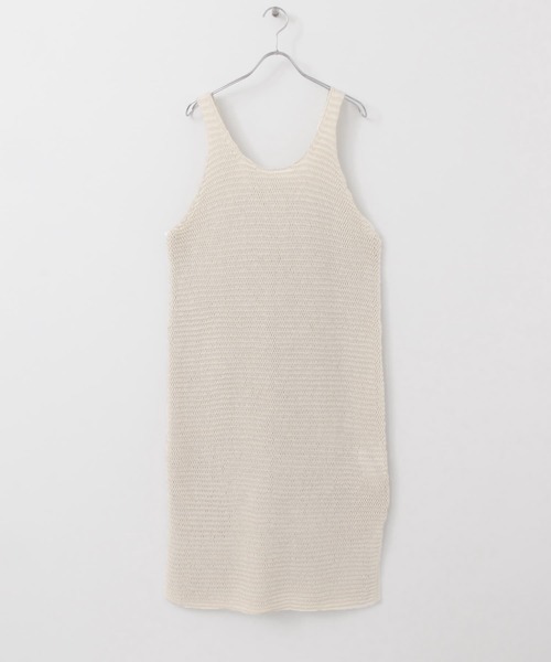 KBF（ケイビーエフ）の「ノースリーブニットワンピース（ワンピース・レディース・ライトベージュ/オレンジ/ライトカーキ・ONE）」の16枚目の写真