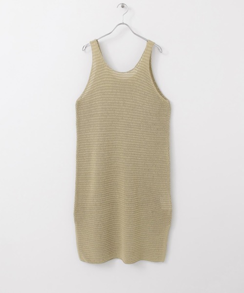KBF（ケイビーエフ）の「ノースリーブニットワンピース（ワンピース・レディース・ライトベージュ/オレンジ/ライトカーキ・ONE）」の17枚目の写真