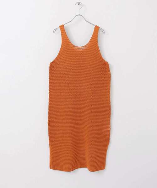 KBF（ケイビーエフ）の「ノースリーブニットワンピース（ワンピース・レディース・ライトベージュ/オレンジ/ライトカーキ・ONE）」の18枚目の写真