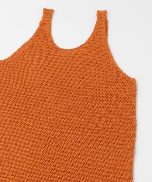 KBF（ケイビーエフ）の「ノースリーブニットワンピース（ワンピース・レディース・ライトベージュ/オレンジ/ライトカーキ・ONE）」の19枚目の写真