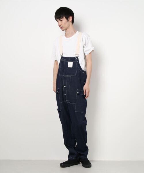 aimoha（アイモハ）の「【S'more】アウトドアアパレル デニム サロペット（サロペット/オーバーオール・メンズ・ネイビー・XX-LARGE/LARGE/MEDIUM/X-LARGE）」の17枚目の写真