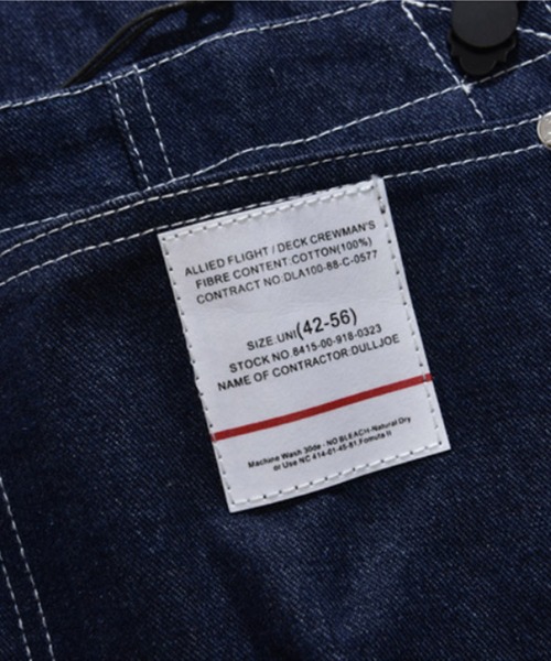 aimoha（アイモハ）の「【S'more】アウトドアアパレル デニム サロペット（サロペット/オーバーオール・メンズ・ネイビー・XX-LARGE/LARGE/MEDIUM/X-LARGE）」の5枚目の写真