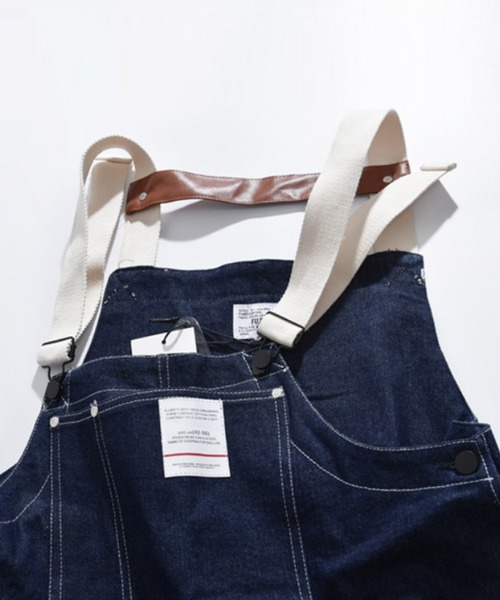 aimoha（アイモハ）の「【S'more】アウトドアアパレル デニム サロペット（サロペット/オーバーオール・メンズ・ネイビー・XX-LARGE/LARGE/MEDIUM/X-LARGE）」の6枚目の写真