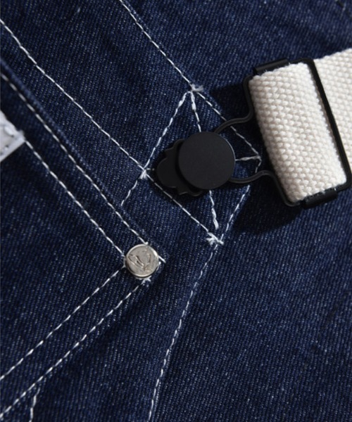 aimoha（アイモハ）の「【S'more】アウトドアアパレル デニム サロペット（サロペット/オーバーオール・メンズ・ネイビー・XX-LARGE/LARGE/MEDIUM/X-LARGE）」の7枚目の写真