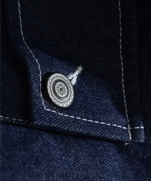 aimoha（アイモハ）の「【S'more】アウトドアアパレル デニム サロペット（サロペット/オーバーオール・メンズ・ネイビー・XX-LARGE/LARGE/MEDIUM/X-LARGE）」の11枚目の写真