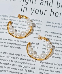 Noela（ノエラ）の「パールサークルピアス（ピアス（両耳用））」