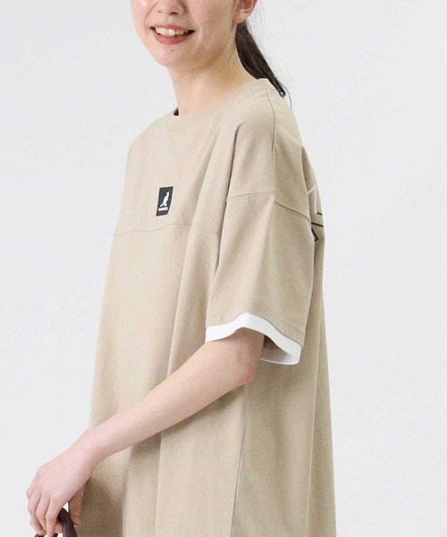 KANGOL（カンゴール）の「【KANGOL】フェイクレイヤードワンピース（ワンピース・レディース・ベージュ/ブラック・L/M）」の22枚目の写真