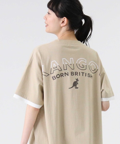 KANGOL（カンゴール）の「【KANGOL】フェイクレイヤードワンピース（ワンピース・レディース・ベージュ/ブラック・L/M）」の19枚目の写真