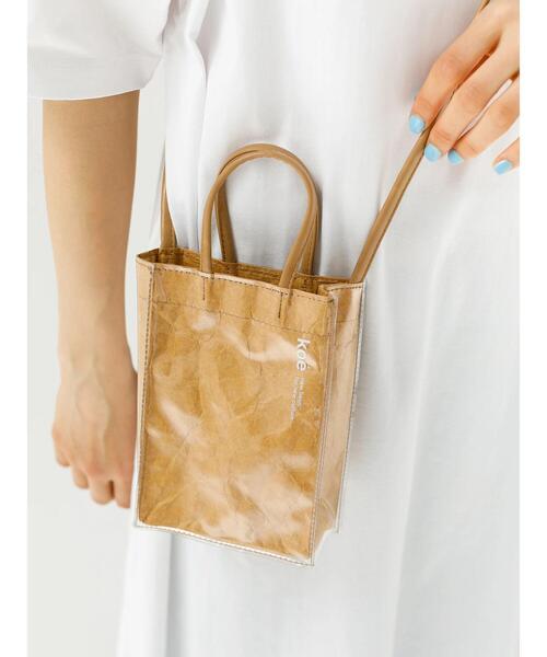 koe（コエ）の「koeトートS*（トートバッグ・レディース・ホワイト/ベージュ/シルバー・FREE）」の9枚目の写真