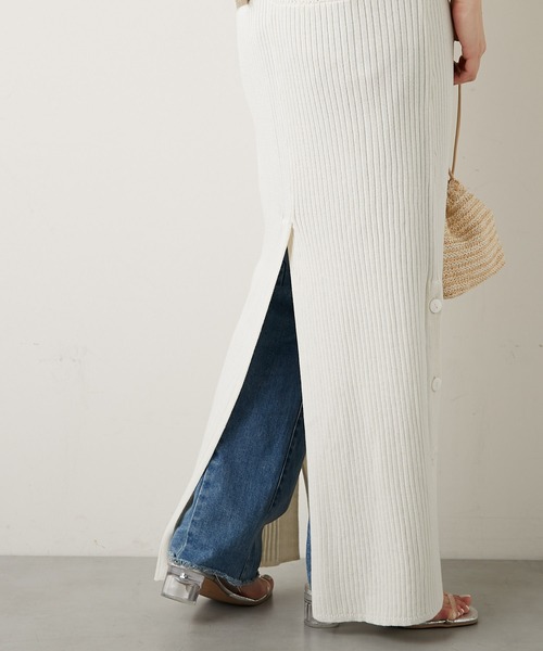 Chico(チコ)の「メッシュ編みキャミワンピース(ワンピース・レディース・ブラック/ホワイト/パープル・FREE)」の9枚目の写真