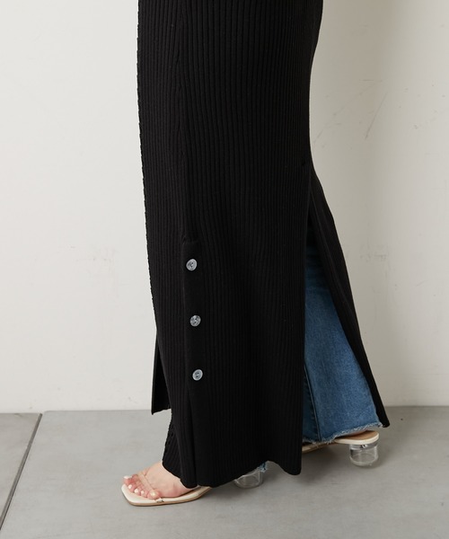 Chico(チコ)の「メッシュ編みキャミワンピース(ワンピース・レディース・ブラック/ホワイト/パープル・FREE)」の15枚目の写真