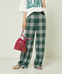 FREAK'S STORE | レトロチェックイージーパンツ(スラックス)