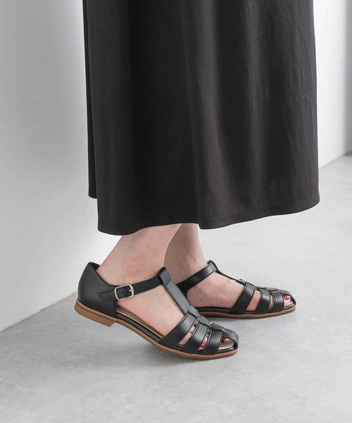 RODE SKO（ロデスコ）の「『MADE IN JAPAN』ERNESTA グルカサンダル（サンダル・レディース・ホワイト/ブラック・38/37）」の10枚目の写真