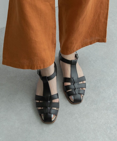 RODE SKO（ロデスコ）の「『MADE IN JAPAN』ERNESTA グルカサンダル（サンダル・レディース・ホワイト/ブラック・38/37）」の15枚目の写真