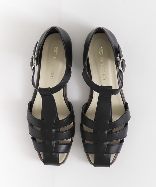 RODE SKO（ロデスコ）の「『MADE IN JAPAN』ERNESTA グルカサンダル（サンダル・レディース・ホワイト/ブラック・38/37）」の20枚目の写真