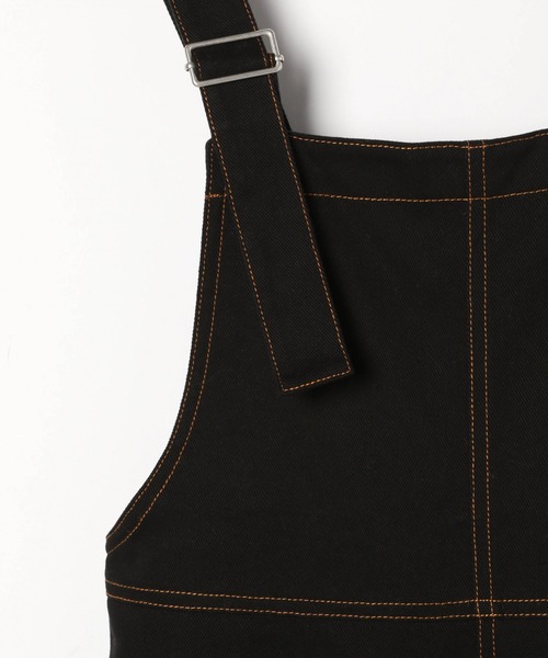 Heather（ヘザー）の「Heather mini サロペット 958005（サロペット/オーバーオール・レディース・ピンク/ブラック・XXS/S）」の17枚目の写真