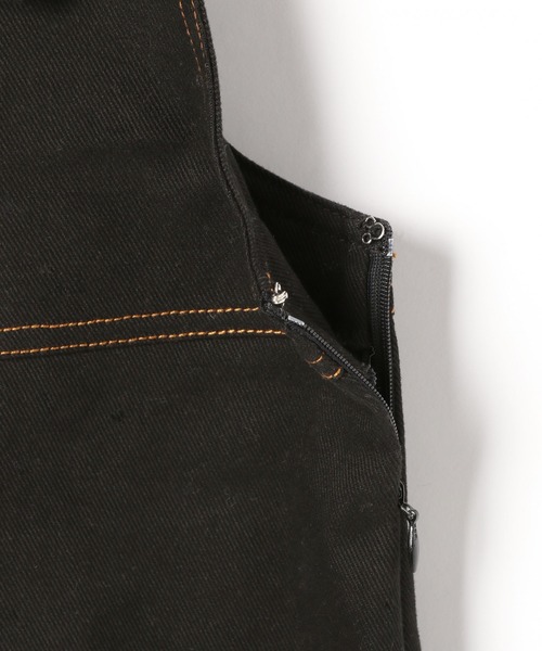 Heather（ヘザー）の「Heather mini サロペット 958005（サロペット/オーバーオール・レディース・ピンク/ブラック・XXS/S）」の18枚目の写真