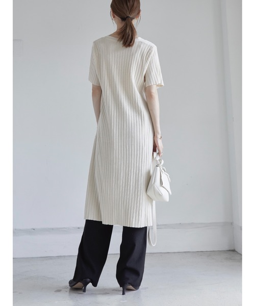 amel（エイメル）の「リブニットワンピース（ワンピース・レディース・ベージュ・FREE）」の11枚目の写真