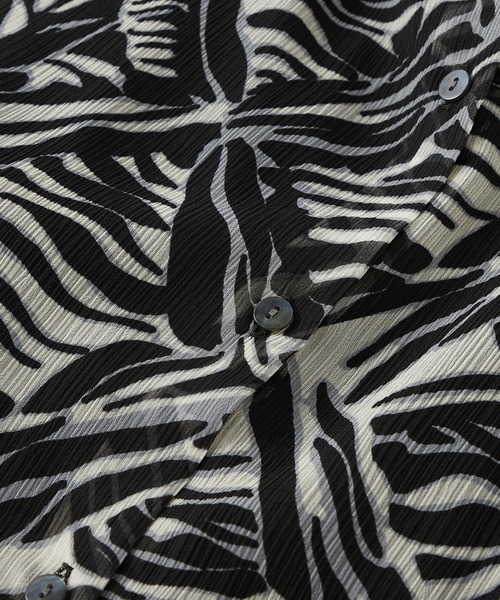 RIVE DROITE（リヴドロワ）の「モロッカンプリントシアーワンピース（ワンピース・レディース・ブラック/ブラウン・FREE）」の17枚目の写真