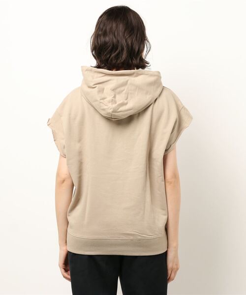 RAG MACHINE（ラグマシーン）の「【RAG MACHINE】ノースリーブパーカー（パーカー・レディース・オリーブ/ブラック/ライトブラウン・M/S/L）」の4枚目の写真