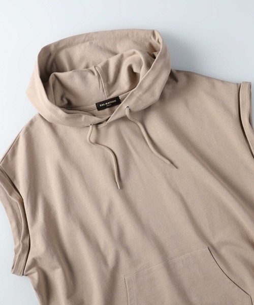 RAG MACHINE（ラグマシーン）の「【RAG MACHINE】ノースリーブパーカー（パーカー・レディース・オリーブ/ブラック/ライトブラウン・M/S/L）」の16枚目の写真