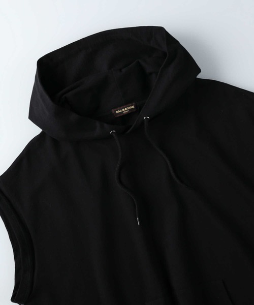 RAG MACHINE（ラグマシーン）の「【RAG MACHINE】ノースリーブパーカー（パーカー・レディース・オリーブ/ブラック/ライトブラウン・M/S/L）」の18枚目の写真