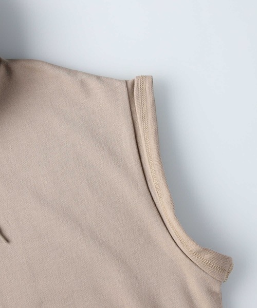 RAG MACHINE（ラグマシーン）の「【RAG MACHINE】ノースリーブパーカー（パーカー・レディース・オリーブ/ブラック/ライトブラウン・M/S/L）」の20枚目の写真