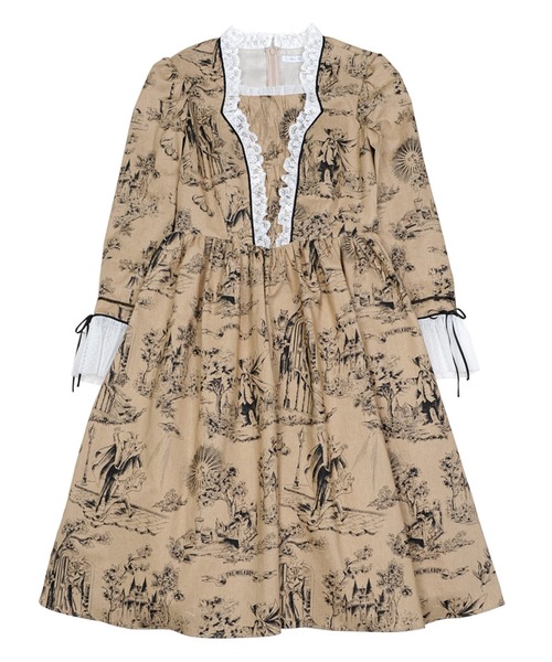 MILKトワル・ド・ジュイドレス ワンピース MILK（ミルク）の「トワル・ド・ジュイ dress（ドレス）」 - WEAR