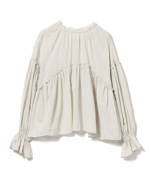 B:MING by BEAMS（ビーミングバイビームス）の「B:MING by BEAMS / 2WAY ボリューム ブラウス（シャツ/ブラウス・レディース・ブラック/ブラウン/グレー・SMALL/MEDIUM）」の14枚目の写真