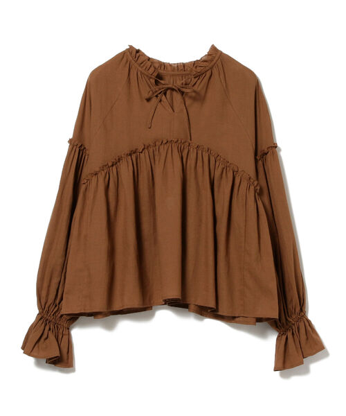 B:MING by BEAMS（ビーミングバイビームス）の「B:MING by BEAMS / 2WAY ボリューム ブラウス（シャツ/ブラウス・レディース・ブラック/ブラウン/グレー・SMALL/MEDIUM）」の17枚目の写真