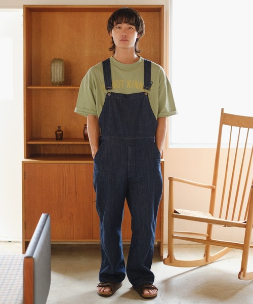 WHIMSIC（ウィムジック）の「【WHIMSIC】9.0oz デニムオーバーオールズ（サロペット/オーバーオール・メンズ・ネイビー/ブルー・2/1）」の6枚目の写真