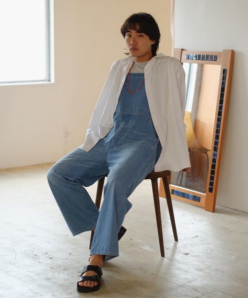 WHIMSIC（ウィムジック）の「【WHIMSIC】9.0oz デニムオーバーオールズ（サロペット/オーバーオール・メンズ・ネイビー/ブルー・2/1）」の9枚目の写真