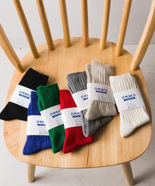 OMNES（オムネス）の「シルク混 ソックス（ソックス/靴下・レディース・ホワイト/ブラック/グレー/オートミール/ブラウン/グリーン・M/L）」の7枚目の写真