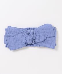 SNIDEL HOME（スナイデルホーム）の「Wガーゼシャーリングリボンターバン（ヘアバンド・レディース）」