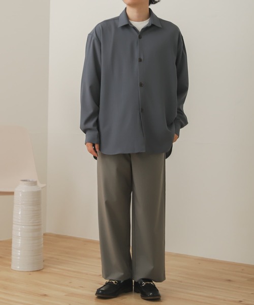 SENSE OF PLACE by URBAN RESEARCH（センスオブプレイスバイアーバンリサーチ）の「『セットアップ対応』ワイドスラックス（その他パンツ・メンズ・ライトベージュ/ブラック/ブラウン/グレー・SMALL/MEDIUM/LARGE）」の11枚目の写真