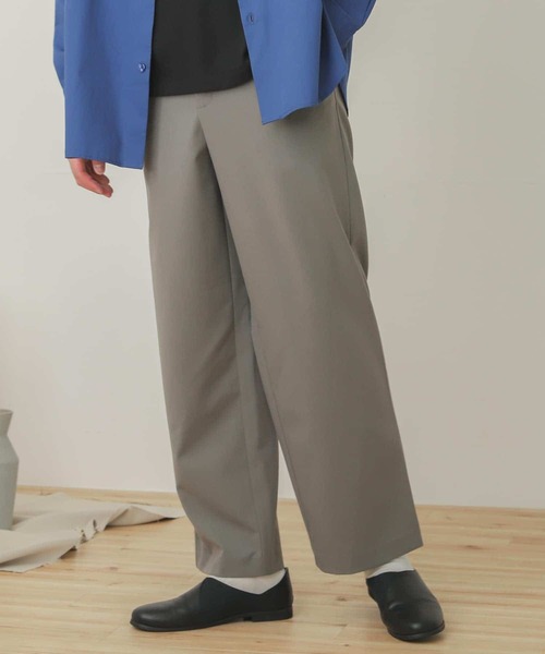 SENSE OF PLACE by URBAN RESEARCH（センスオブプレイスバイアーバンリサーチ）の「『セットアップ対応』ワイドスラックス（その他パンツ・メンズ・ライトベージュ/ブラック/ブラウン/グレー・SMALL/MEDIUM/LARGE）」の13枚目の写真