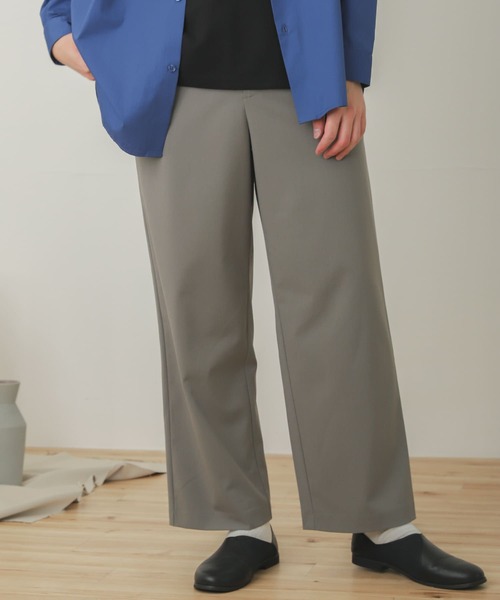 SENSE OF PLACE by URBAN RESEARCH（センスオブプレイスバイアーバンリサーチ）の「『セットアップ対応』ワイドスラックス（その他パンツ・メンズ・ライトベージュ/ブラック/ブラウン/グレー・SMALL/MEDIUM/LARGE）」の14枚目の写真