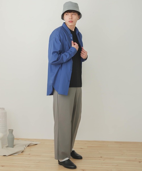 SENSE OF PLACE by URBAN RESEARCH（センスオブプレイスバイアーバンリサーチ）の「『セットアップ対応』ワイドスラックス（その他パンツ・メンズ・ライトベージュ/ブラック/ブラウン/グレー・SMALL/MEDIUM/LARGE）」の16枚目の写真