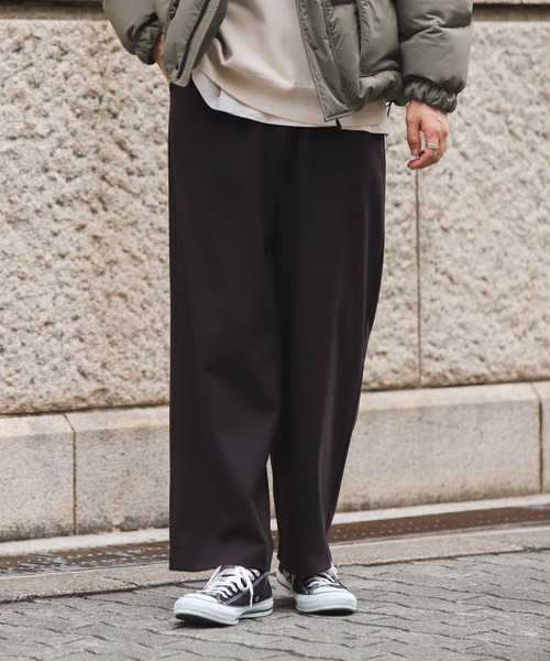 SENSE OF PLACE by URBAN RESEARCH（センスオブプレイスバイアーバンリサーチ）の「『セットアップ対応』ワイドスラックス（その他パンツ・メンズ・ライトベージュ/ブラック/ブラウン/グレー・SMALL/MEDIUM/LARGE）」の19枚目の写真