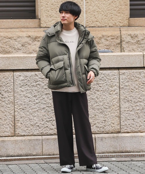 SENSE OF PLACE by URBAN RESEARCH（センスオブプレイスバイアーバンリサーチ）の「『セットアップ対応』ワイドスラックス（その他パンツ・メンズ・ライトベージュ/ブラック/ブラウン/グレー・SMALL/MEDIUM/LARGE）」の21枚目の写真