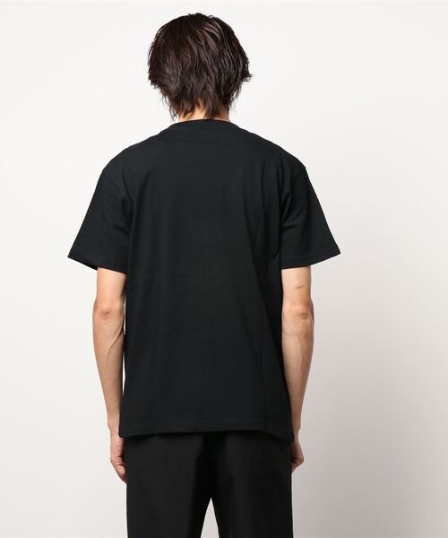 NEW ERA（ニューエラ）の「【NEW ERA】コットン Tシャツ バイザーステッカー レギュラーフィット [BSC]（Tシャツ/カットソー・メンズ・ブラック/ホワイト・M/L/XL/S）」の4枚目の写真