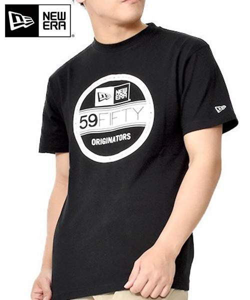 NEW ERA（ニューエラ）の「【NEW ERA】コットン Tシャツ バイザーステッカー レギュラーフィット [BSC]（Tシャツ/カットソー・メンズ・ブラック/ホワイト・M/L/XL/S）」の7枚目の写真