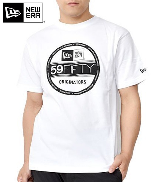 NEW ERA（ニューエラ）の「【NEW ERA】コットン Tシャツ バイザーステッカー レギュラーフィット [BSC]（Tシャツ/カットソー・メンズ・ブラック/ホワイト・M/L/XL/S）」の6枚目の写真