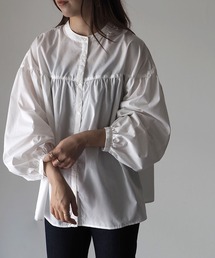 Riberry | 胸切り替えギャザーブラウス(シャツ/ブラウス)