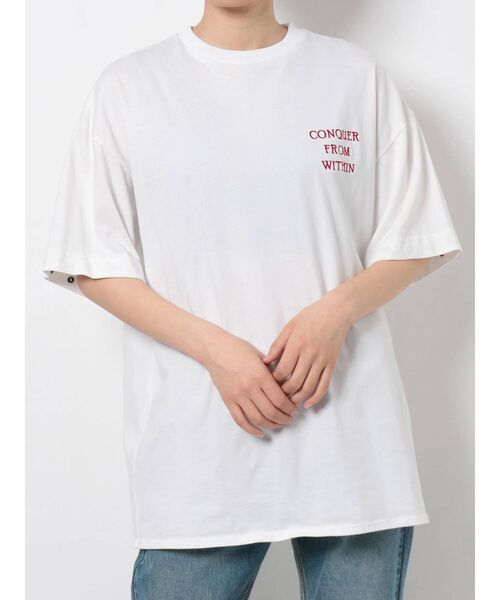 jouetie（ジュエティ）の「2WAYドッキングロンT（Tシャツ/カットソー・レディース・ライトブルー/ブラック/オフホワイト・MEDIUM）」の9枚目の写真