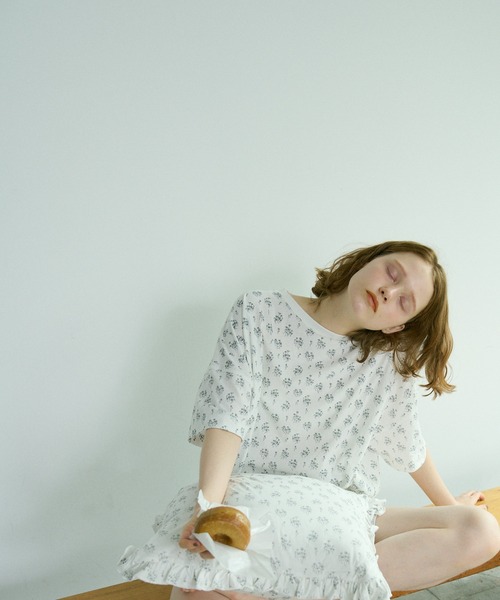 PUAL CE CIN（ピュアルセシン）の「花柄プリントルームウェアセット（Tシャツ/カットソー・レディース・その他1/その他2・FREE）」の6枚目の写真